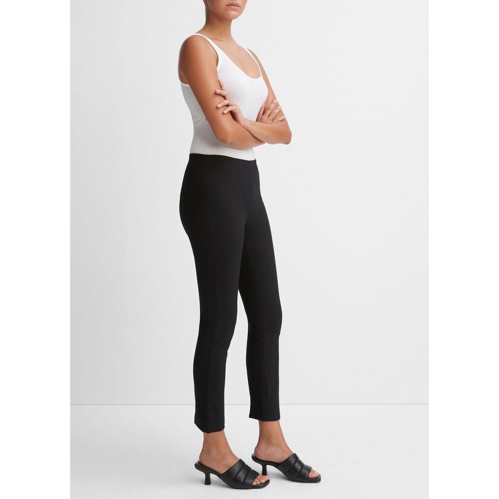 Vince Bobbi High-Rise Stitch-Seam Ponte Legging